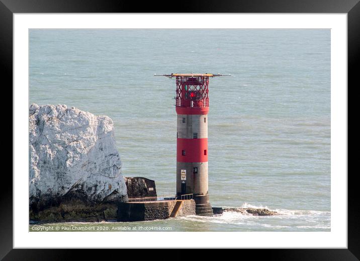 The Needles Lighthouse Framed Mounted Print by Paul Chambers
