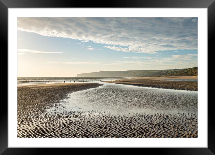 Filey Bay, North Yorkshire Framed Mounted Print by Andrew Kearton