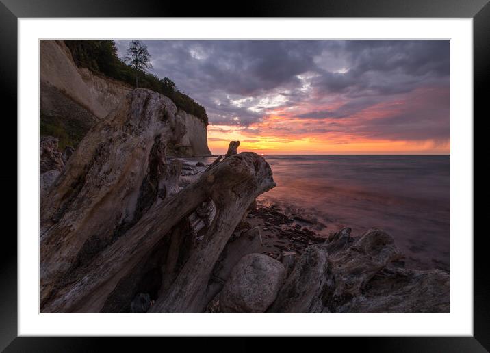 Kreidefelsen Sunrise Framed Mounted Print by Thomas Schaeffer