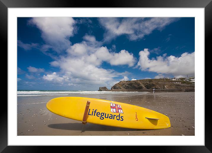 Lifeguards Framed Mounted Print by Eddie Howland