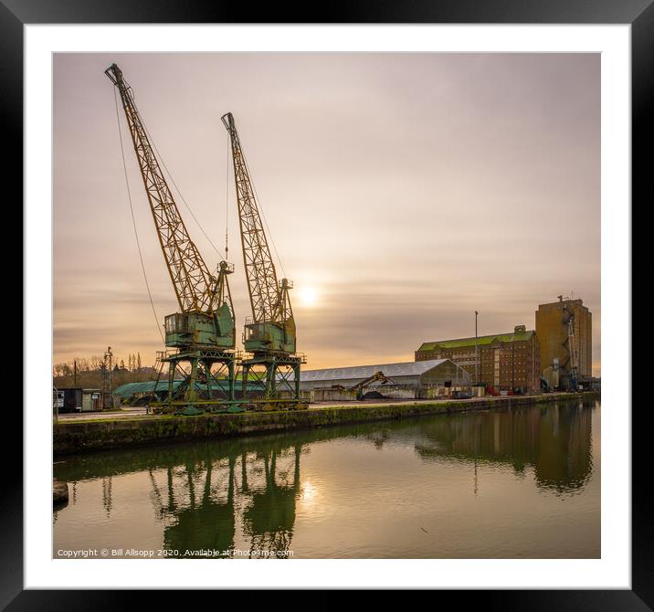 Sharpness docks. Framed Mounted Print by Bill Allsopp