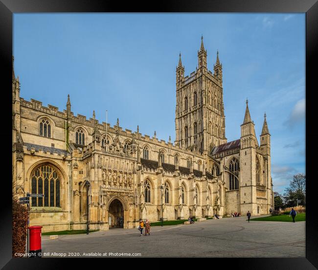 Gloucester Cathedral. Framed Print by Bill Allsopp