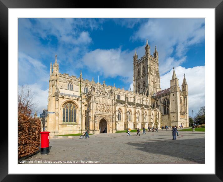 Gloucester Cathedral. Framed Mounted Print by Bill Allsopp