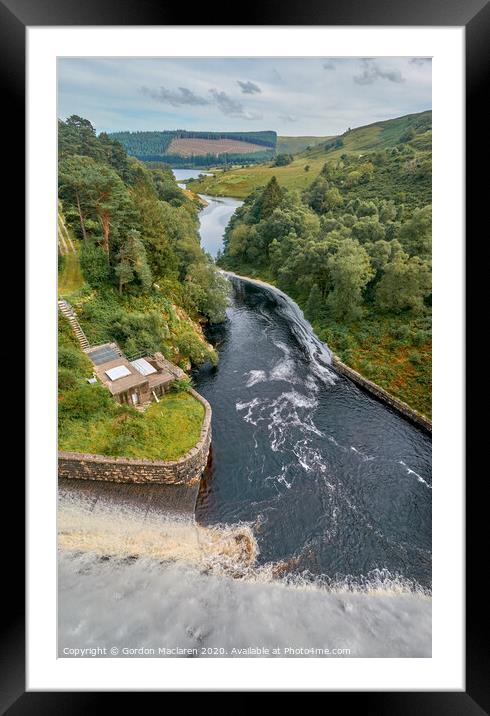 Pen y Garreg Dam, Elan Valley Framed Mounted Print by Gordon Maclaren