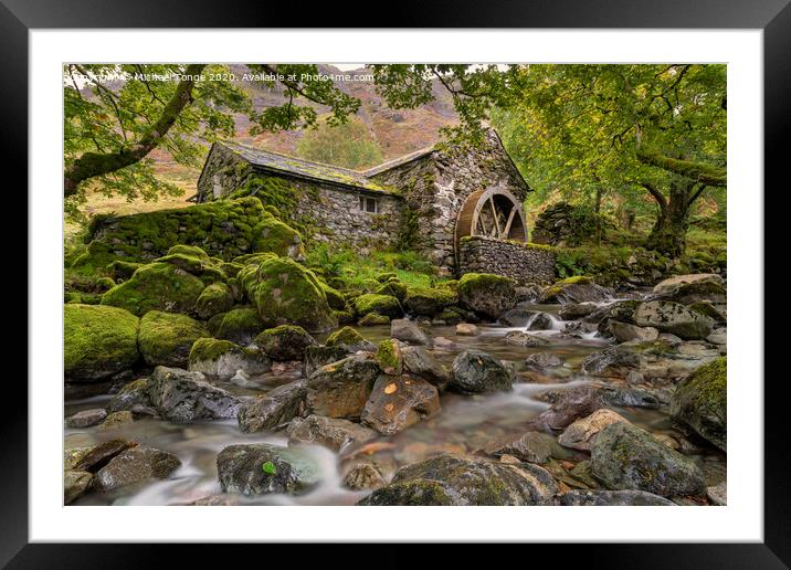The Old Corn Mill Framed Mounted Print by Michael Tonge