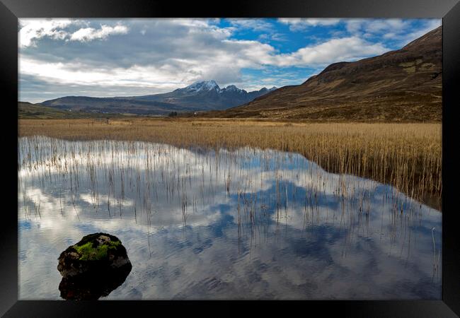 Blaven Isle of Skye Framed Print by Derek Beattie