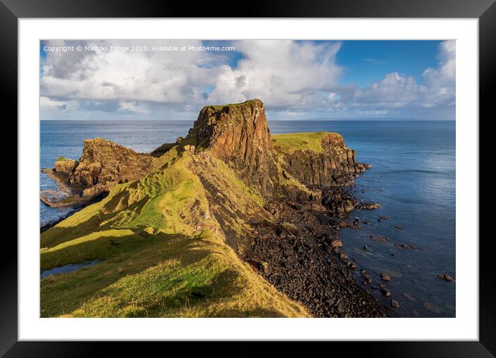 Brothers Point Headland Framed Mounted Print by Michael Tonge
