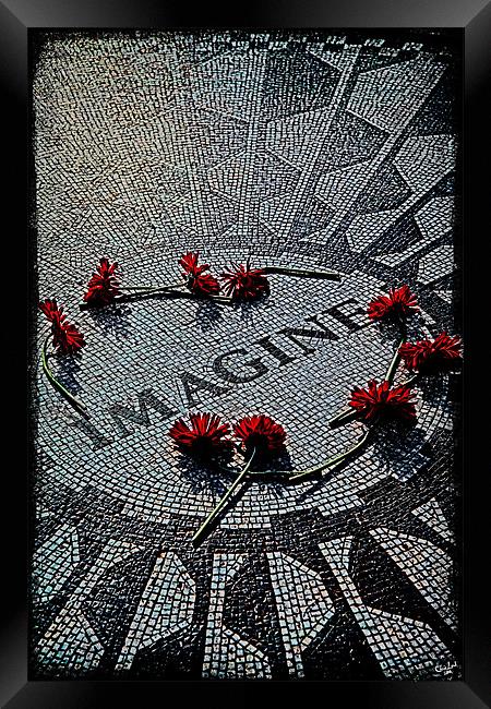 Imagine, The Memorial Framed Print by Chris Lord