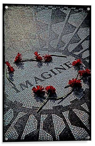 Imagine, The Memorial Acrylic by Chris Lord