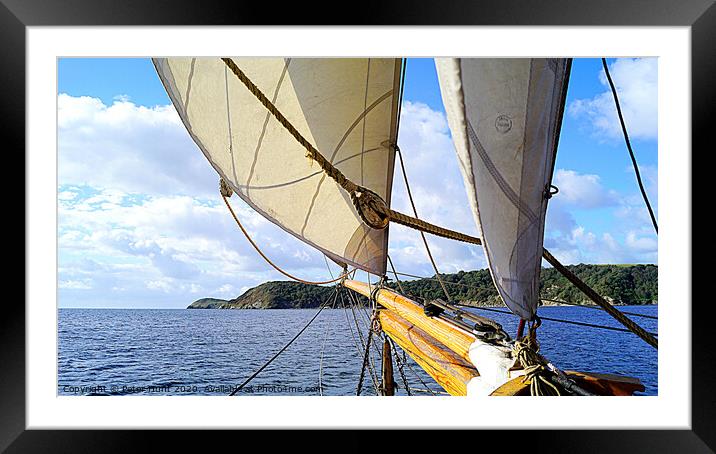 Sails And Wind Framed Mounted Print by Peter F Hunt