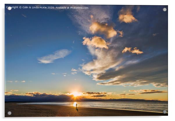 Sunset at Tahuna Beach Acrylic by Colin & Linda McKie