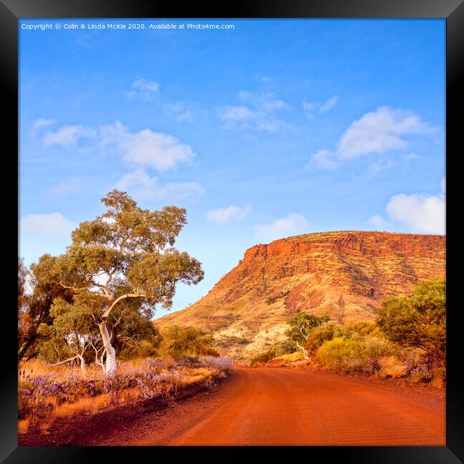 Mount Nameless, Western Australia Framed Print by Colin & Linda McKie
