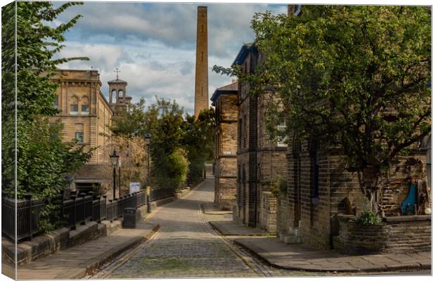 Saltaire, Yorkshire. Canvas Print by Ros Crosland
