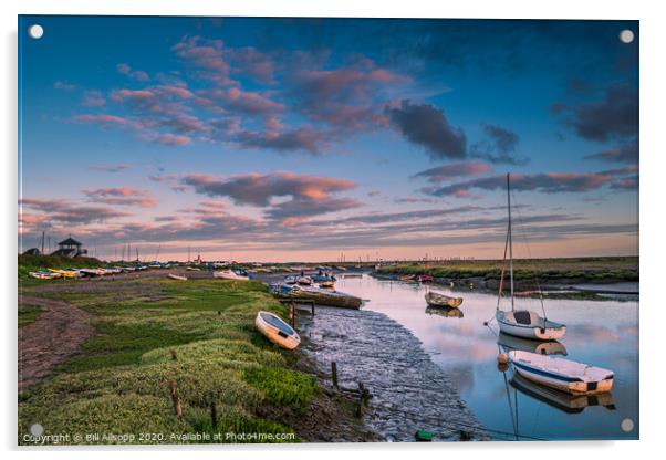 Dawn at Morston. Acrylic by Bill Allsopp