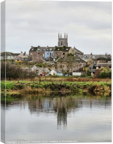 St Johns Church in Bridgetown, Totnes Canvas Print by Elizabeth Chisholm