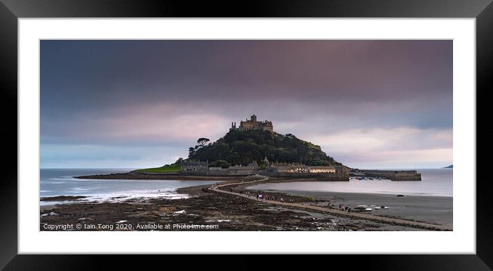 Road to St.Michael's. Framed Mounted Print by Iain Tong