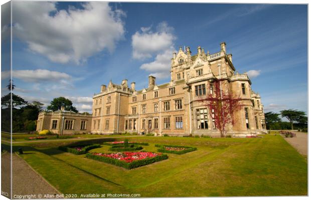 Thoresby Hall Canvas Print by Allan Bell