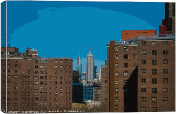 Empire State Building  Canvas Print by Jonny Gios