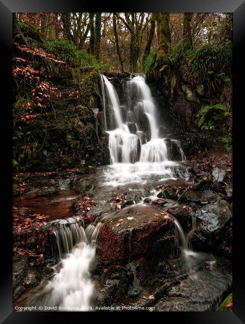 Glenashdale Waterfall Framed Print by David Brookens