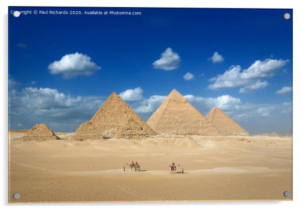 The Pyramids Acrylic by Paul Richards