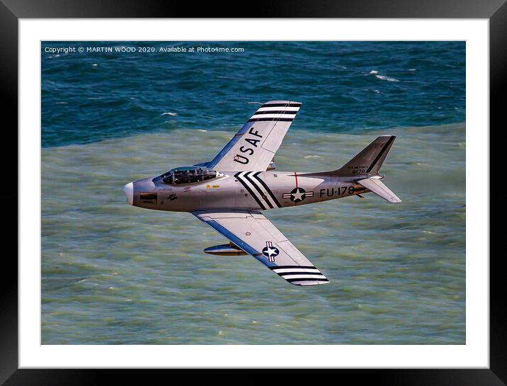 Sea Level Sabre Framed Mounted Print by MARTIN WOOD
