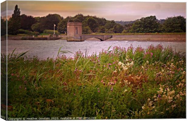 Chew Valley Lake Canvas Print by Heather Goodwin