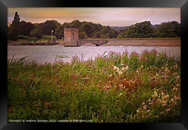 Chew Valley Lake Framed Print by Heather Goodwin