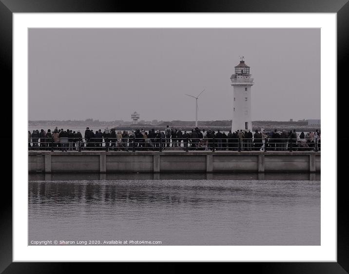 Waiting For the Giants in New Brighton Framed Mounted Print by Photography by Sharon Long 