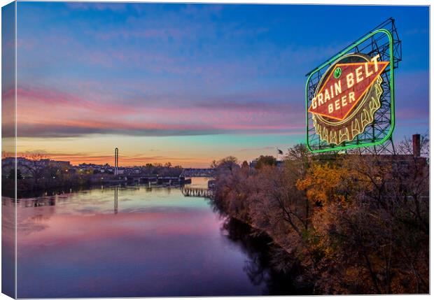 Beer On The Mississippi Canvas Print by Jim Hughes