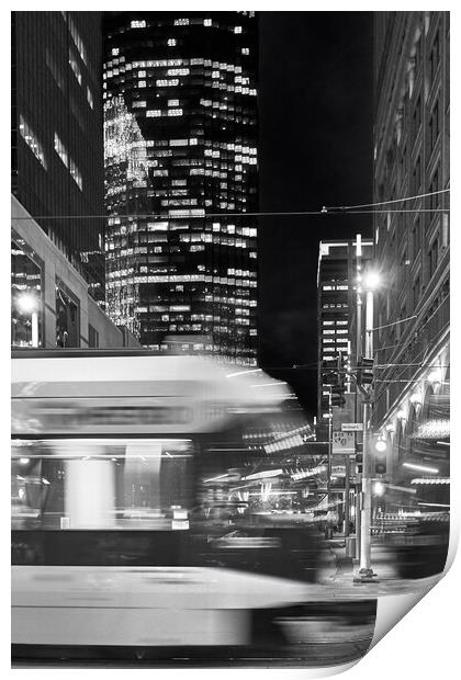 Minneapolis After Dark Print by Jim Hughes