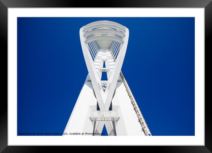 Spinnaker Tower in Portsmouth ENGLAND Framed Mounted Print by Simon Bratt LRPS