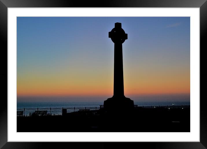 Sunrise at Seaham Framed Mounted Print by sue jenkins