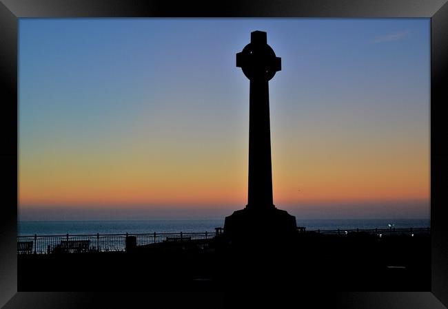 Sunrise at Seaham Framed Print by sue jenkins
