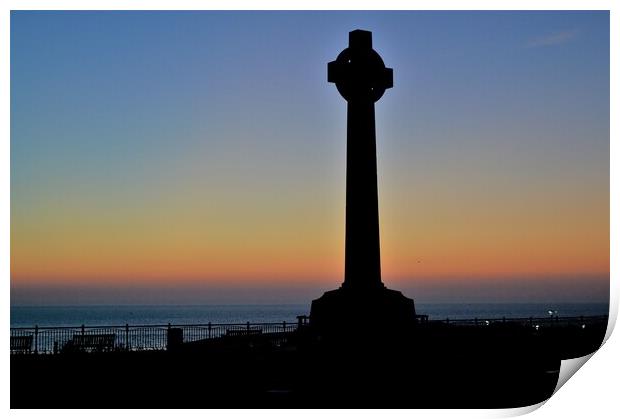 Sunrise at Seaham Print by sue jenkins