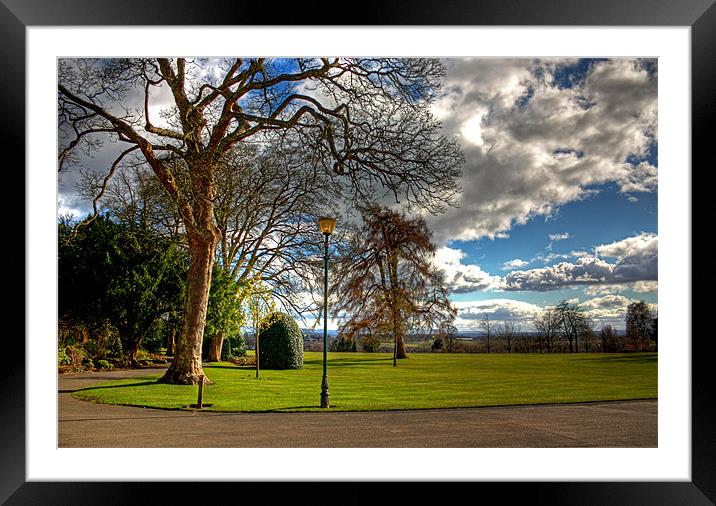 A corner of Pittencrieff Park Framed Mounted Print by Tom Gomez