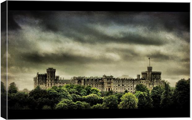 storm over the castle Canvas Print by Heather Newton