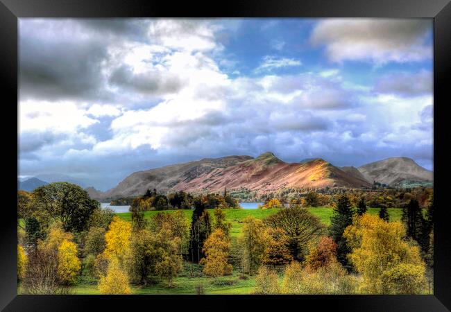 Cat Bells from Crow Park Framed Print by David Stanforth