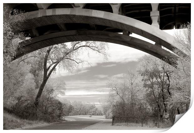 Ford Parkway Bridge  Print by Jim Hughes