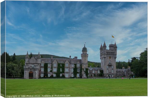 Balmoral Castle Canvas Print by GBR Photos