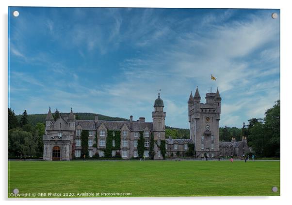 Balmoral Castle Acrylic by GBR Photos