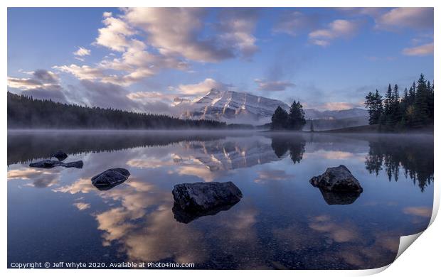 Mount Rundle Print by Jeff Whyte