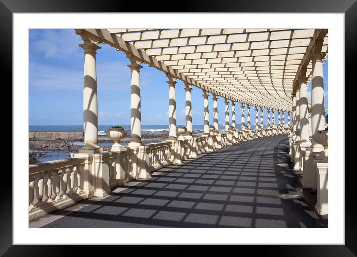 Pergola da Foz in Porto Framed Mounted Print by Artur Bogacki