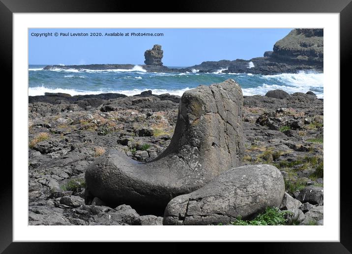 Giant Boot Framed Mounted Print by Paul Leviston
