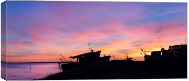 Fisherman's Sunset Canvas Print by David Hare
