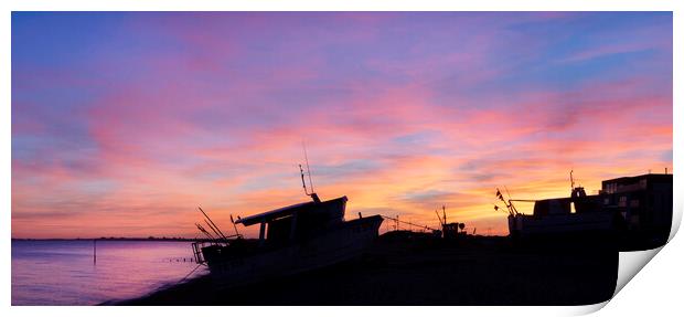 Fisherman's Sunset Print by David Hare