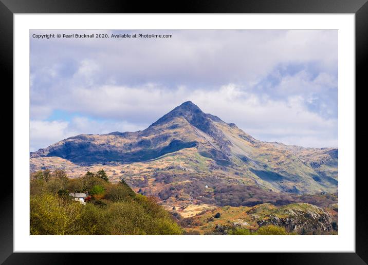 Cnicht Mountain in Snowdonia Framed Mounted Print by Pearl Bucknall