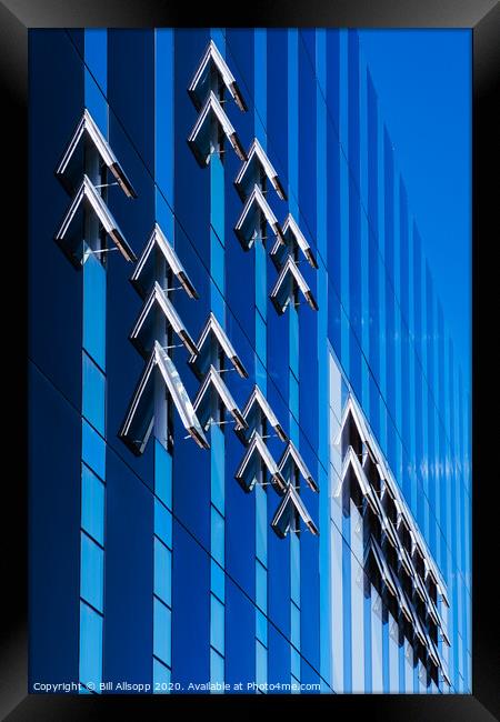 Cube windows #1 Framed Print by Bill Allsopp