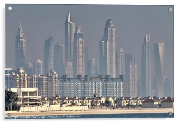 Dubai Architecture  Acrylic by David Pyatt