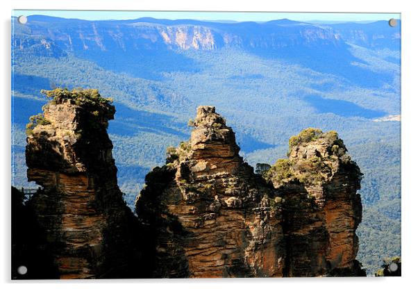 The Three Sisters Acrylic by David McLean