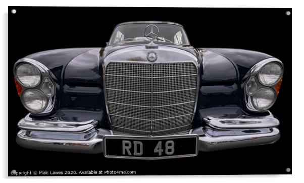 Mercedes Benz Acrylic by Malc Lawes